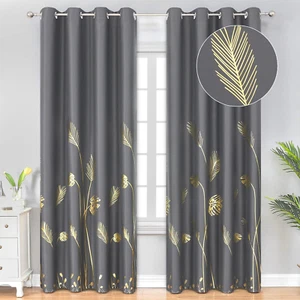 Luxurious Blackout Curtains Set - 84" Length, 2 Panels - Picture 1 of 9