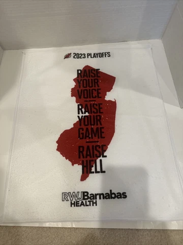 2023 NJ Devils SGA Raise Hell Rally Towel Stanley Playoffs. Gift w/purchase Cover