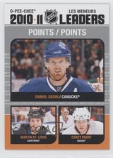 2011-12 O-Pee-Chee Leaders Corey Perry Daniel Sedin Martin St Louis #LL-3 HOF