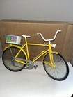 Vtg 1973 Barbie Ten Speeder Yellow Bicycle With Basket, Light & Kickstand