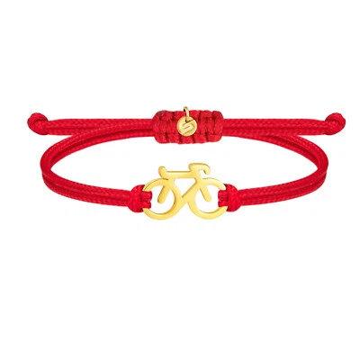 SAILBRACE Armband BIKE XMAS rot-gold - Bild 1 von 2