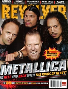 Revolver Magazine October 2008 Metallica Slipknot Underoath Dragonforce Alesana - Picture 1 of 2