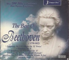 CD Box Set (3 CD) - THE BEST OF BEETHOVEN (1770-1827) Over 3 hours 