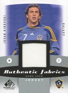 UPPER DECK 2011 SP GAME USED EDITION JOVAN KIROVSKI #AF-JK RELIC CARD