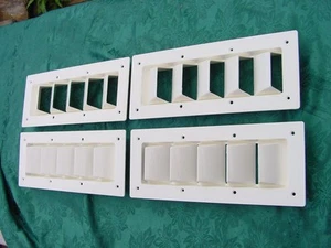 BOAT VENT LOUVER 14" BILGE EXHAUST SEA RAY SILVERTON ! 4 pack NEW WHITE - Bild 1 von 5