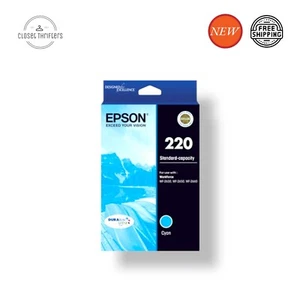 Epson 220 (C13T293292) Cyan Ink Cartridge - Zdjęcie 1 z 1