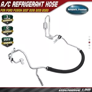 New A/C Refrigerant Discharge Hose for Ford Fusion 2017 2018 2019 2020 L4 1.5L - Picture 1 of 8