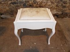 Vintage  Wooden Piano /  Dressing Table Stool  / Chair Storage seat painted