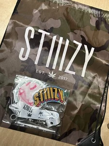 New Lot of 3 STIIIZY Lanyard Keychain Drawstring Backpack Bag Sticker - Picture 1 of 14