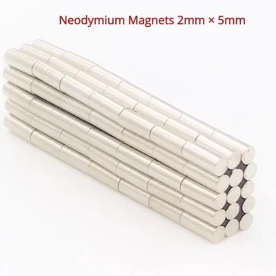 SIMPLYONLINE 50 × Rare Earth Neodymium Magnets 2mm x 5mm Disc round Neo craft fridge magnet