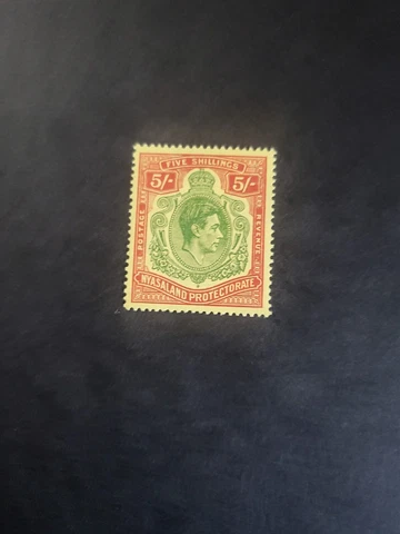 Stamps Nyasaland Protectorate Scott #65a never hinged Cover