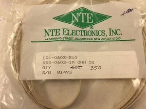 (350) SR1-0603-510 Surface Mount Resistors 1M OHM- Lot of 350 - Picture 1 of 4