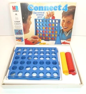 Connect 4 MB Games Original 1975 Edition Vintage Retro Complete Boxed Strategy - Picture 1 of 10