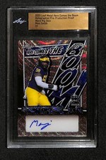 2023 LEAF METAL MAZI SMITH AUTO 1/1 WAVE PIG SKIN PRE-PRODUCTION PROOF