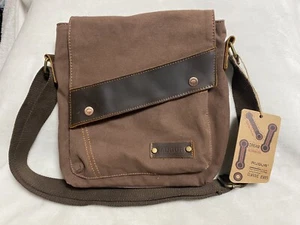 AUGUR - Messenger Bag, Vintage - Canvas Shoulder Bag Crossbody Purse - Style9088 - Picture 1 of 6