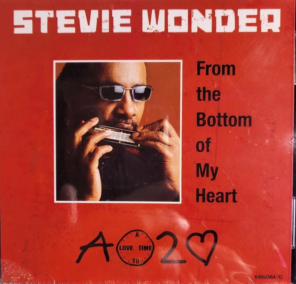 Stevie Wonder From The Bottom Of My Heart CD Single *SEALED* Motown 2005 Foto 1 de 1