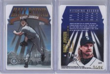 1998 Topps Hall Bound Porcelain R&N China Randy Johnson #HB15 HOF