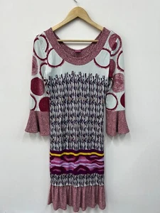 Save The Queen Viscose Dress Multicolor Size M - Picture 1 of 8