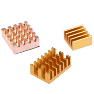 3Pcs/set Raspberry Pi 4B Copper Cooling Pad Heatsink Radiator Cooling Kit J BA - Picture 1 of 10