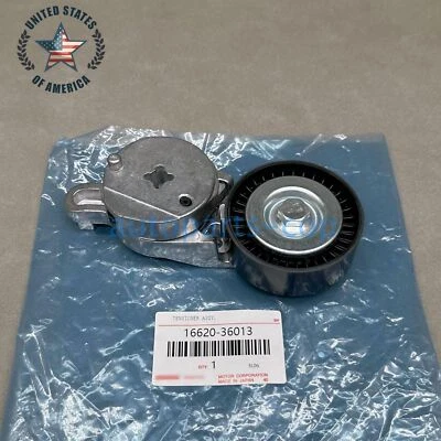 New! NEW Highlander Venza tC Belt Tensioner For Toyota Camry RAV4 16620-36013 - Image 1 of 4