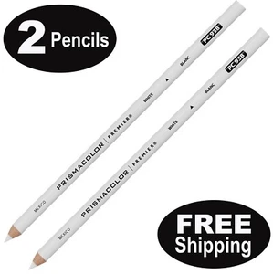 Prismacolor Premier PC938 3365 White Colored Pencils, Soft Core, Pack of 2 - Picture 1 of 1