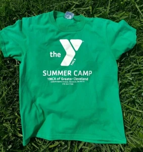 Green YMCA Shirt, Cleveland Ohio (Youth L/G) - Picture 1 of 4