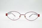 Vintage Shiseido SH-2355 Kupfer Trkis Oval Brille Brillengestell eyeglasses NOS