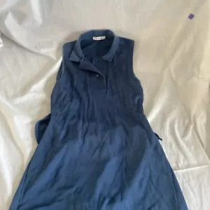 Lacoste Polo Dress Tennis 38 Wrap Sleeveless - Picture 1 of 13