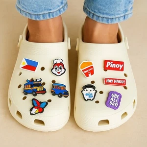 585. Neu mit Etikett Filipino Pinoy Motiv 9 Stck. Schuh Charms Set Spaß Zubehör für Clogs - Bild 1 von 3