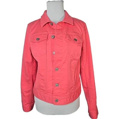 Chaqueta vaquera para mujer Talbots Coral Denim talla mediana M Foto 1 de 4