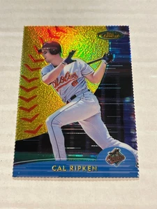 2000 TOPPS FINEST CAL RIPKEN JR DECKLE #70 GOLD REFRACTOR ORIOLES SSP G3 - Picture 1 of 2