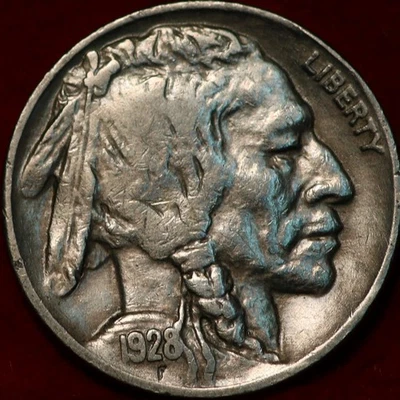 1928-D Denver Mint Buffalo Nickel - Image 1 of 2