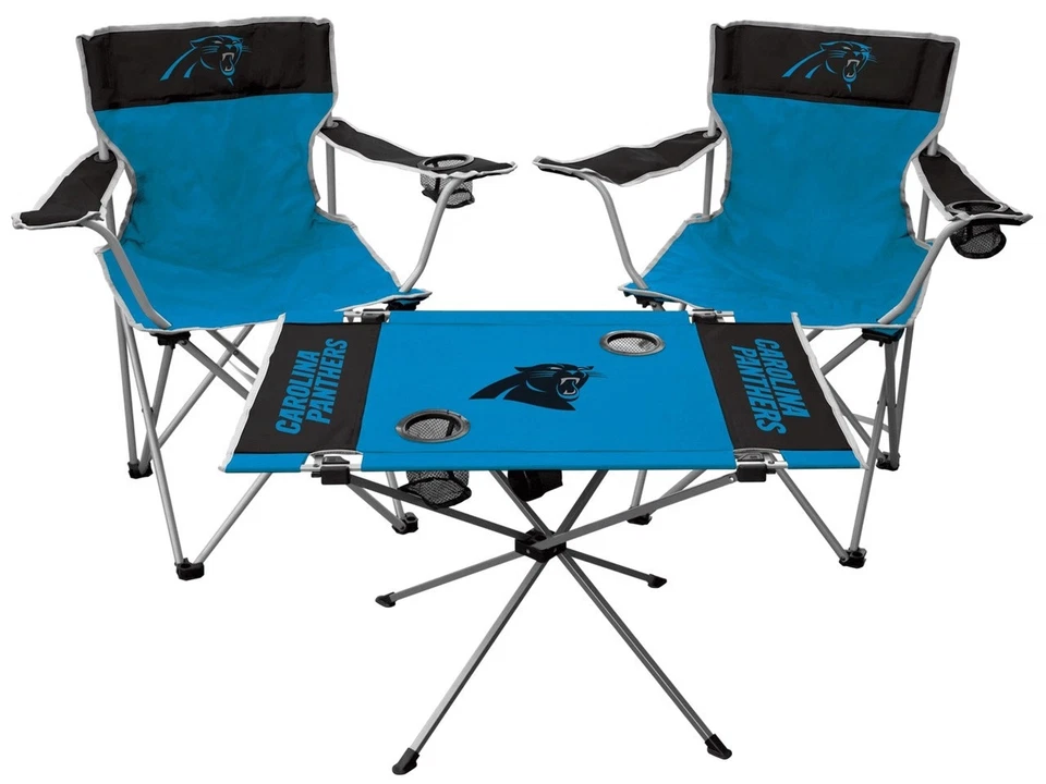 Rawlings NFL 3-piece Tailgate Kit 2 Gameday Elite Chairs and 1 Endzone Tailga...