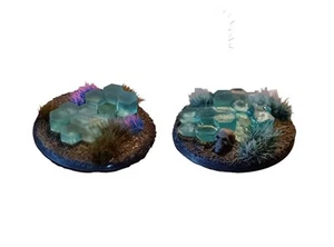 16x transparenter Basalt Im 28/32mm Scale für bits / basing / modellbau - Bild 1 von 3