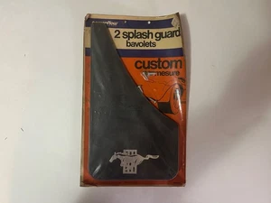 Vintage Ford Mustang Splash Guards Mud Flaps Powerflow 1970s NOS Pair Unopened - Foto 1 di 5