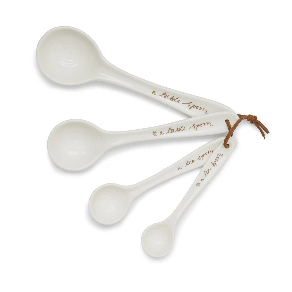 Portmeirion Sophie Conran White Measuring Spoons Set of 4 2day Delivery