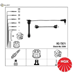 IGNITION CABLE KIT 5384 FOR TOYOTA ESTIMA/PREVIA/TARAGO 2TZ-FE 2.4L 4cyl ESTIMA - Picture 1 of 9