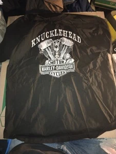 Camiseta negra SHOVELHEAD Engine Harley Davidson Oconomowoc Wisconsin talla XL - Imagen 1 de 3