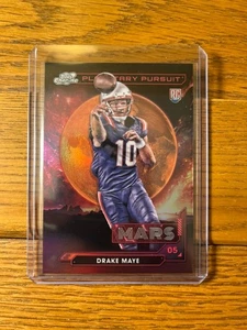 Drake Maye 2024 Topps Chrome Cosmic Planetary Pursuit "Mars" SP — Patriots - Foto 1 di 2