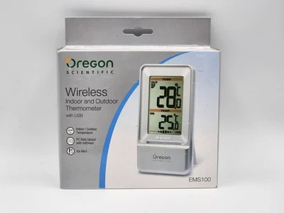 Termómetro inalámbrico interior/exterior con USB Oregon Scientific Ems100 Foto 1 de 4