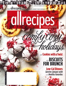 allrecipes Magazine December Holiday 2018 Cookies Biscuits Low-Cal Dinners - Bild 1 von 4