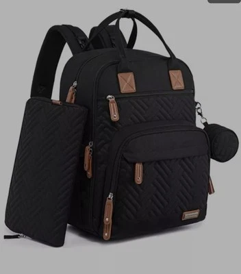 Mochila Bolsa de Pañales, Unisex Bolsa de Bebé para Niños y Niñas Impermeable Viaje Foto 1 de 3