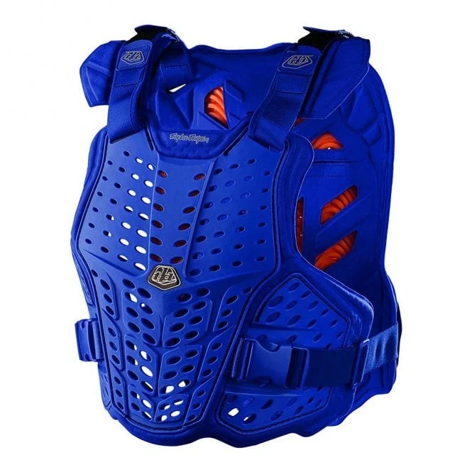 Troy Lee MX25 Chest Protector Men - ROCKFIGHT CE Level 1 - Blue — 第 1/2 张图片