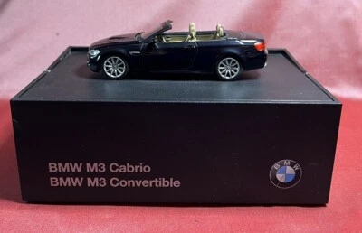 1:43 BMW M3  CABRIO (2008) BLU SCURO METALLIZZATO MINICHAMPS - Immagine 1 di 4