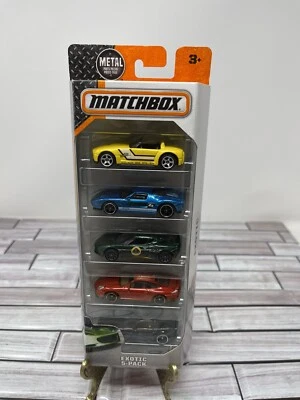 Matchbox Exotic 5 Car Gift Pack Mattel 2015 - Image 1 of 4