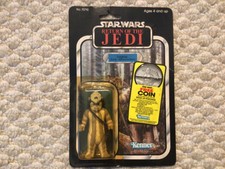 Star Wars Vintage Return of the Jedi Logray sealed on Card Macau COO