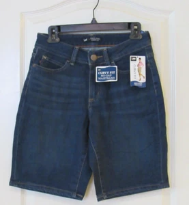 Lee Curvy Fit No Gap Waistband Bermuda Shorts Women's Sz 6M NWT MPSR$44 - Bild 1 von 2
