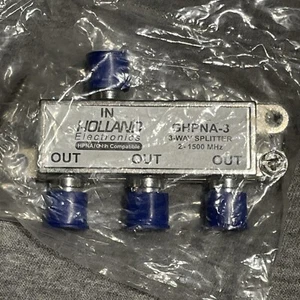 Holland Electronics GHPNA-3 3 Way Coax Splitter New Cable Antenna - Picture 1 of 1
