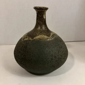 Geoff Walsh Pottery Weed Pot Vase Studio Pottery Sarasota FL 6” - Picture 1 of 4