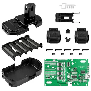 NEW For RYOBI 18V /P103/P108 Replacement PCB Circuit Board Plastic Case Box kit - Picture 1 of 8